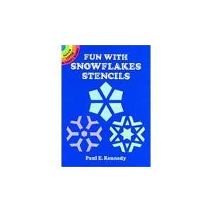  Dover Stencil Book Fun With Snowflakes Toys & Games