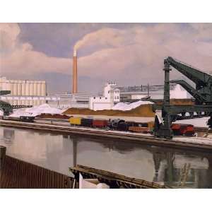  Hand Made Oil Reproduction   Charles Sheeler   32 x 26 