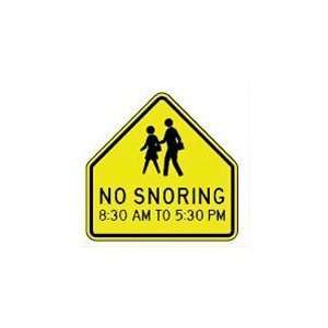  Real No Snoring Sign 30 x 30 Inches Patio, Lawn & Garden