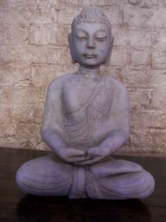 Chinese White Stone Sitting Buddha ($325)  