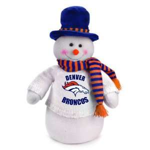  18 NFL Denver Broncos Plush Dressed for Winter Snowman 