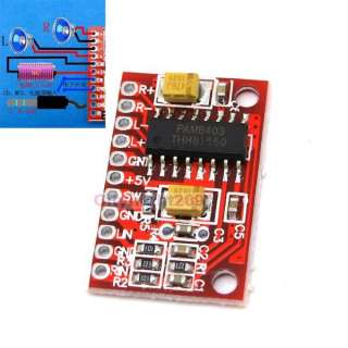 Mini Amplifier Board 3W + 3W USB Power Supply DC 5V DIY  