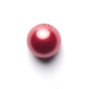  50pc 8mm Round Pearl Strand   Red Coral Arts, Crafts 