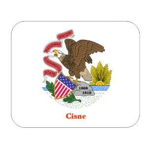  US State Flag   Cisne, Illinois (IL) Mouse Pad Everything 