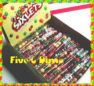 SIXLETS OLD TIME CANDY COATED CHOCOLATE 72ct Display  