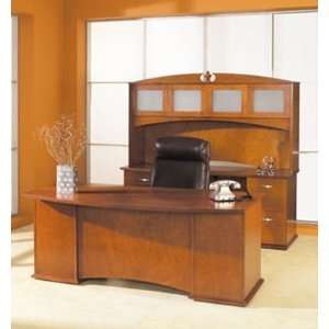  HFPI Affirm Veneer Executive Office Desk Workstation Set 