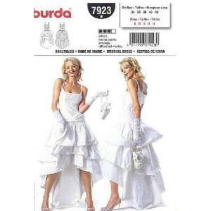 Burda Wedding Dress Pattern 7923 (sizes 8 10 12 14 16)  