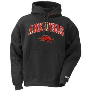  Arkansas Razorbacks Charcoal Kangaroo Hoody Sweatshirt 