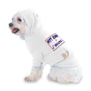  MITT ROMNEY ROCKS Hooded T Shirt for Dog or Cat LARGE 