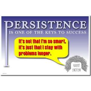  Classroom Motivational Poster   Persistence Is One of the 