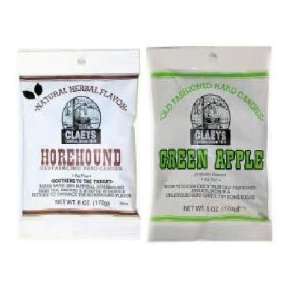  Claeys Green Apple and Natural Horehound Set (1   6oz Bag 