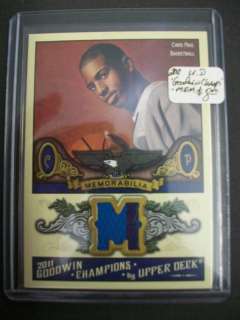 2011 UD Goodwin Champs MATERIAL Chris Paul jersey  