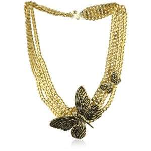  Joanna Laura Constantine Chain with Butterflies Necklace 