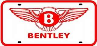  BENTLEY LICENSE PLATE sign * car classic