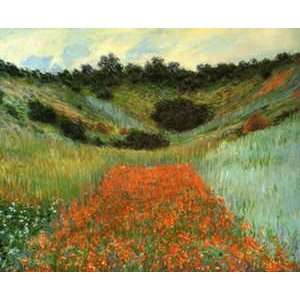   Poster Print   Red Poppies   Artist Claude Monet  Poster Size 8 X 14