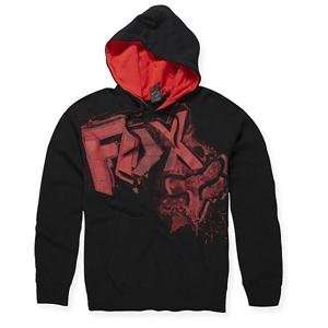  Fox Racing Slice and Dice Pullover Hoody   Large/Black 
