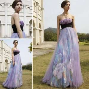    length Sleeveless Chiffon Tulle Dress   Evening Dress   Prom Dress