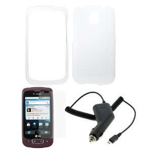  GTMax Clear Crystal Hard Cover Case + Clear LCD Screen 