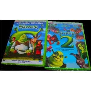  Shrek and Shrek 2 Pack DVD Set 