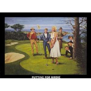   Putting For Birdie by Clement Micarelli 24 X 32 Poster