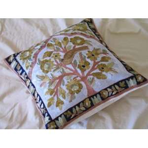 EMBROIDERY ACCENT THROW COUCH DECORATOR PILLOW CUSHION  
