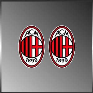 Ac Milan Football Club Series A Soccer Vinyl Decal Bumper Sticker 3 