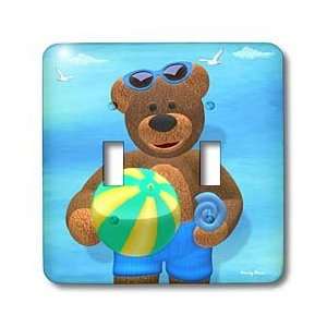  BK Dinky Bears Cartoon Summer   Beach Boy   Light Switch 