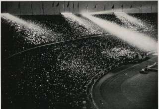 Large Seize Olympics Berlin 1936 Olympic Stadium at Night Event  