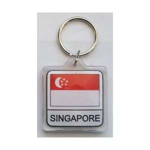  Singapore   Country Lucite Key Ring Patio, Lawn & Garden