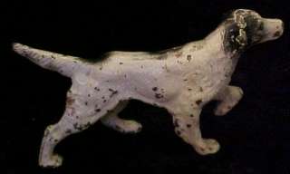 Hubley cast iron English Setter with original label  
