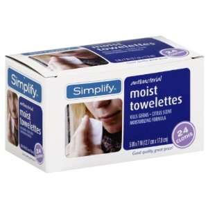  Simplify Moist Towelettes 24 cloths Health & Personal 