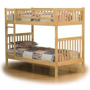 Classic Mission Bunk Bed   Natural Maple