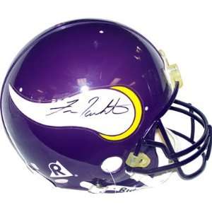  Signed Fran Tarkenton Helmet   Minnesota Vikings TriStar 