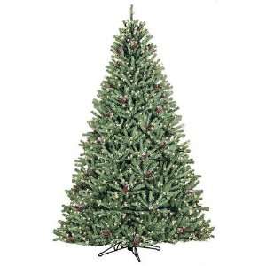   Fir Pre Lit 9 Ft High Frosted Christmas Holiday Tree