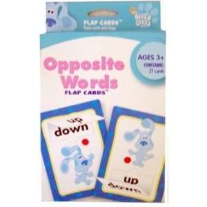 OPPOSITE WORDS FLAP CARDS BLUES CLUES