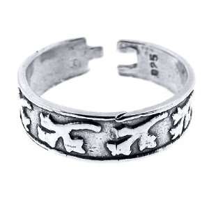  Toe Ring Sterling Silver (925) Abstract Vine Jewelry