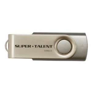  Super Talent Sm Swivel 16gb Usb2.0 Flash Drive Silver 
