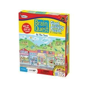  Brain Quest Colorforms Puzzle   48 pc Toys & Games