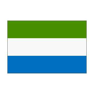  Sierra Leone Flag Nylon 4 ft. x 6 ft.