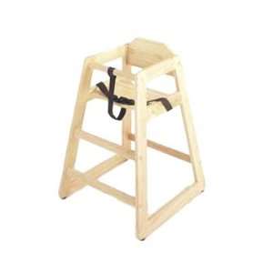  GET Natural Finish Hardwood Assembled High Chair   2 Units Baby