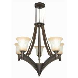 Products Inc 60/1041 Viceroy   5 Light 28 Chandelier w/ Burnt Sienna 