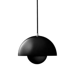  The Flowerpot Pendant Light by Verner Panton   Black 