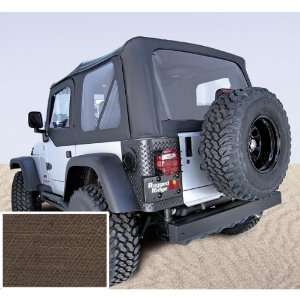  Rugged Ridge 13727.36 Khaki Soft Top with Doors for 03 06 