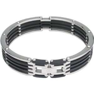  NeW Modular Stainless Steel & Plastic Cuff Bracelet MEN Jewelry
