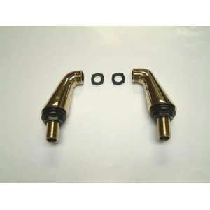   Polished Brass Extension Elbow for Wall Mounted Tub Filler to Convert