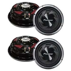   PIONEER TS SW301 12 Shallow Mount Car Subwoofers