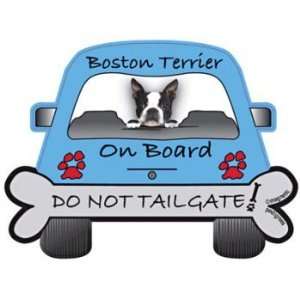  Do Not Tailgate Boston Terrier Magnet