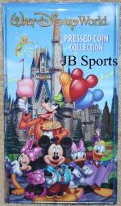 Walt Disney World Characters Pressed Coin Collection Book/Album  