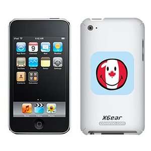  Smiley World Canadian Flag on iPod Touch 4G XGear Shell 