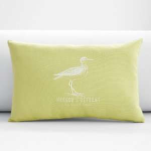 shore bird   12 x 18 pillow cover + insert   ivory 